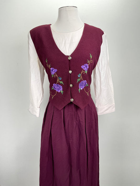 Vestido Rojo vino Miss Dorby
