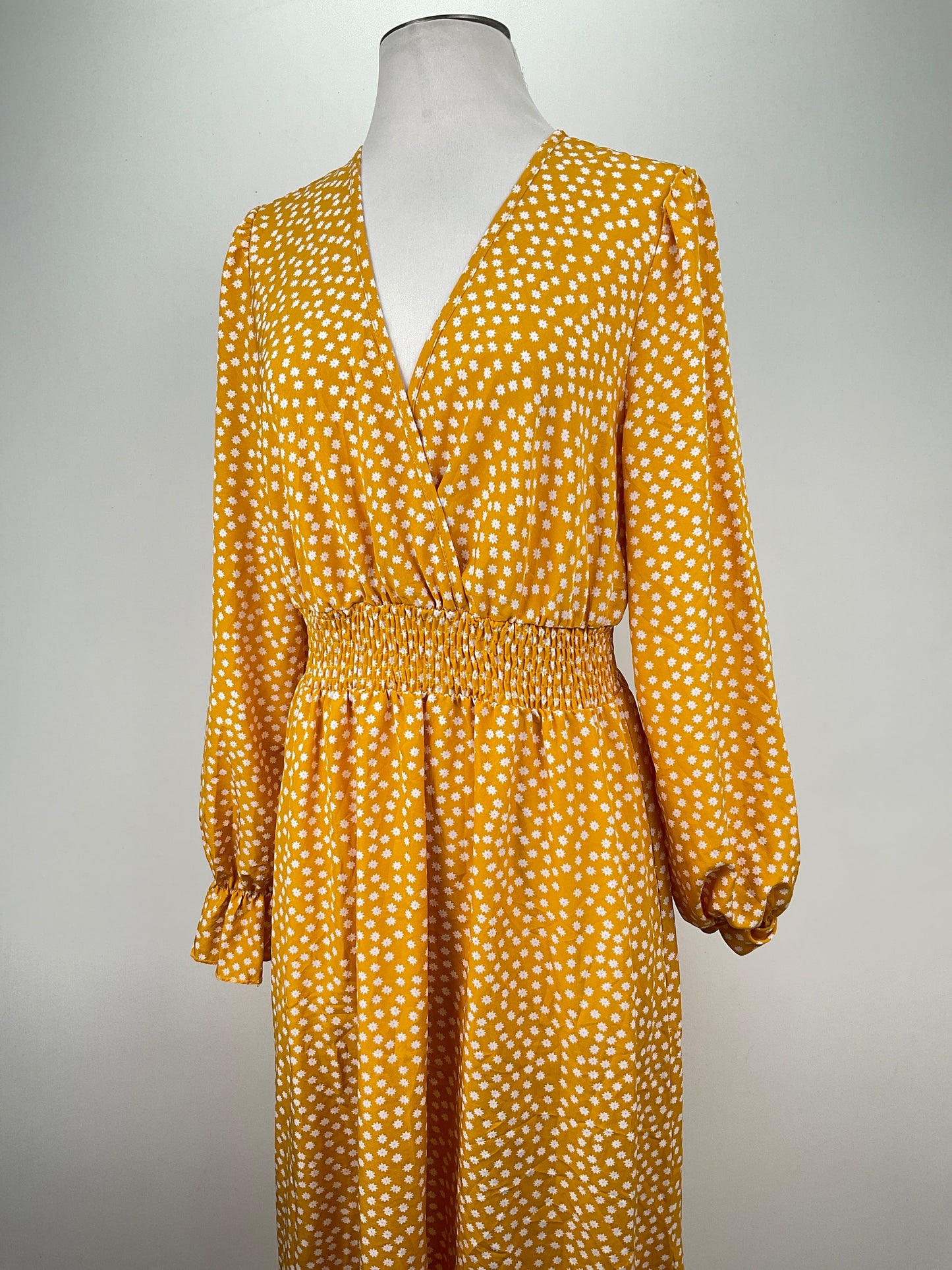 Vestido Amarillo Floral Variangis