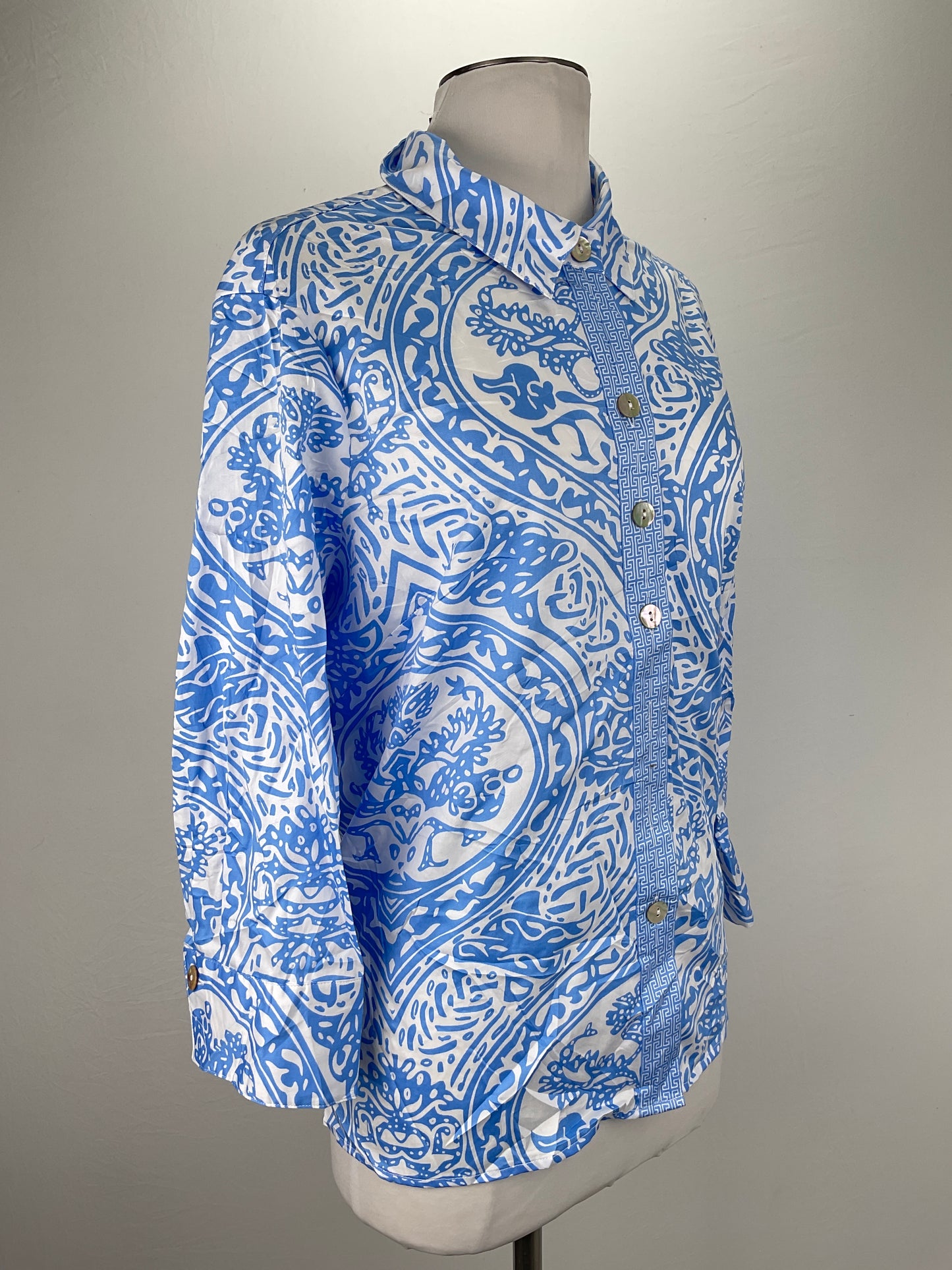 Camisa Blanco Floral Ali miles