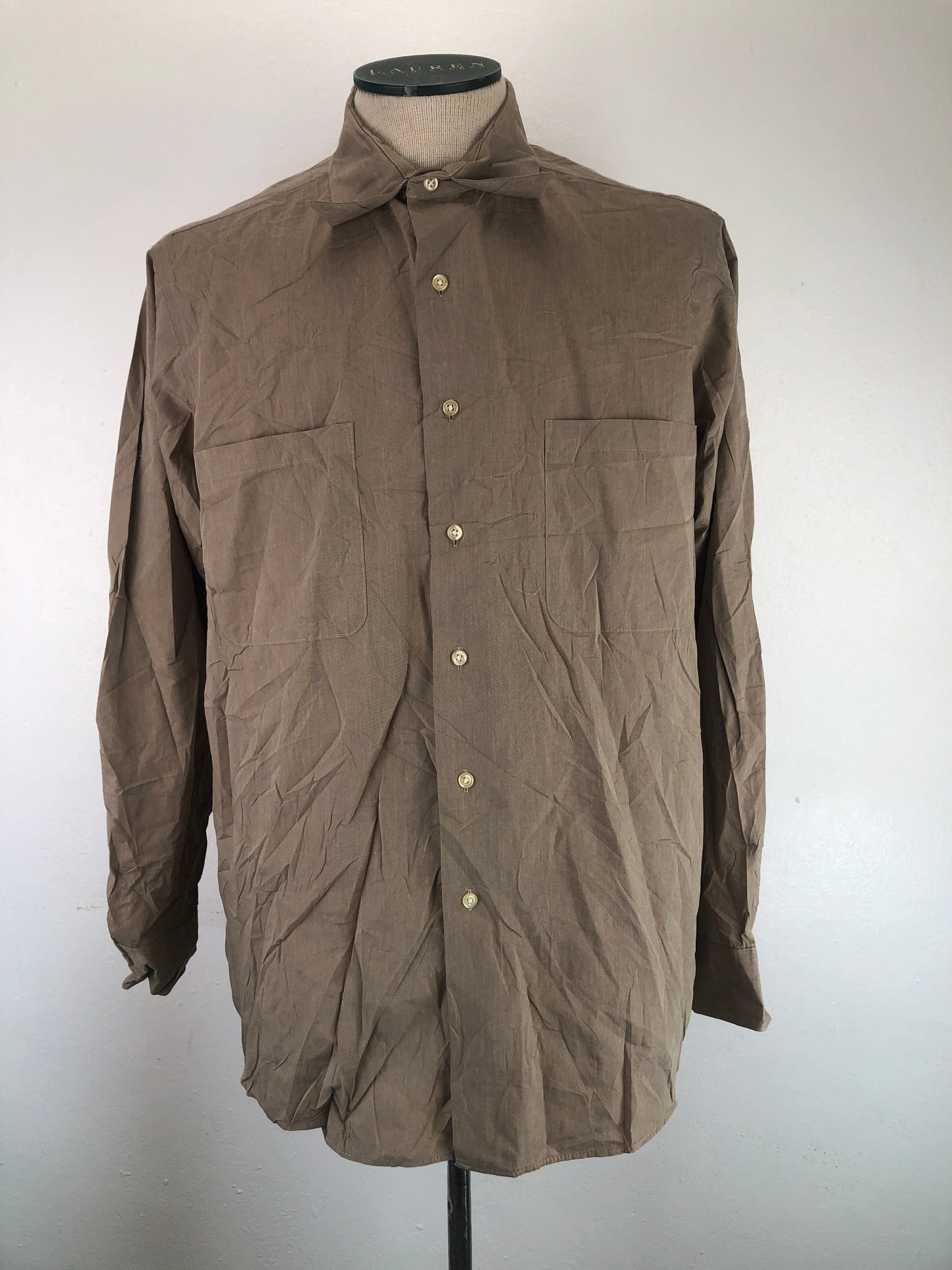 Camisa Crema Geoffrey Beene