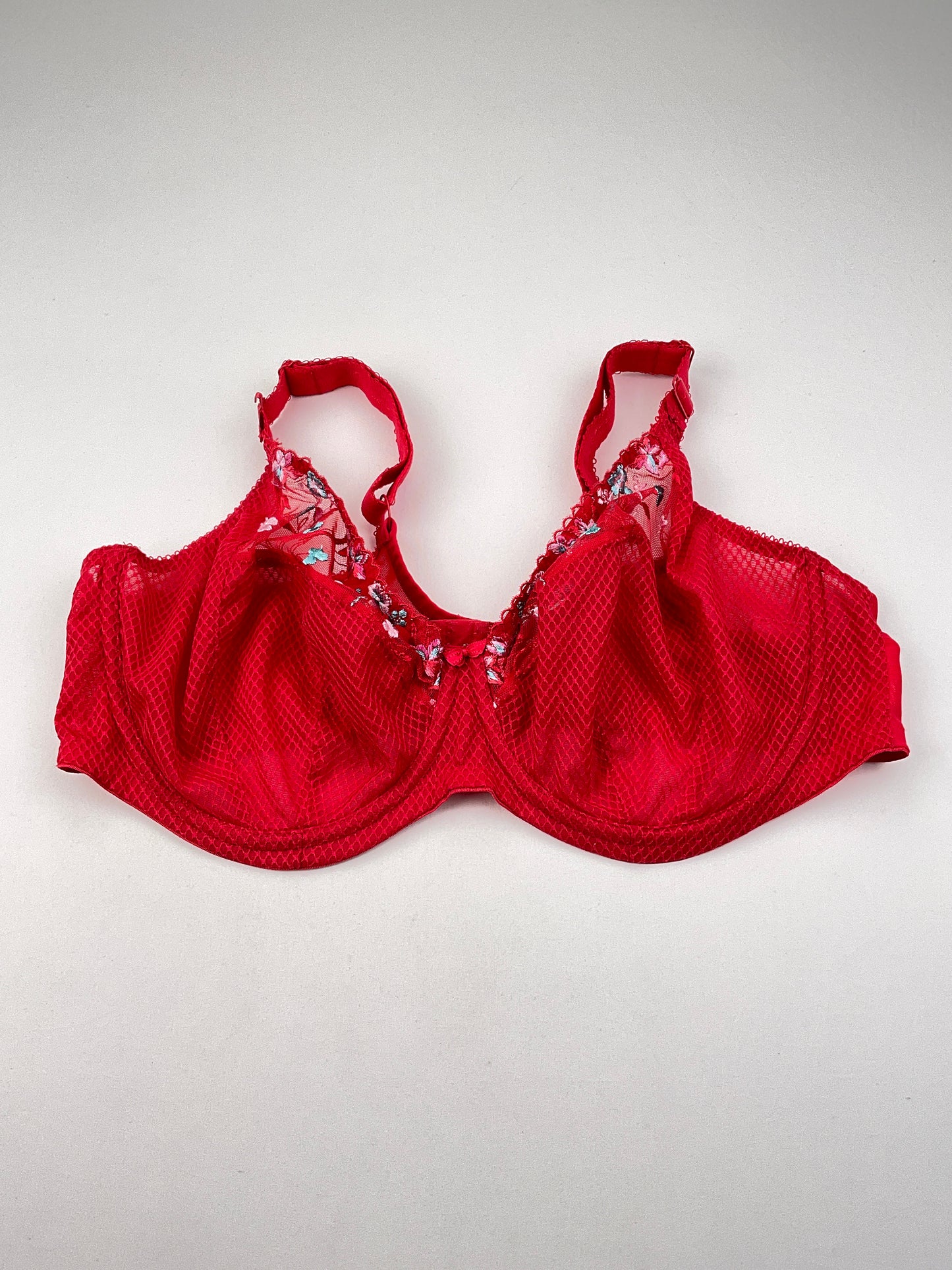 Brasier Rojo Floral Elomi