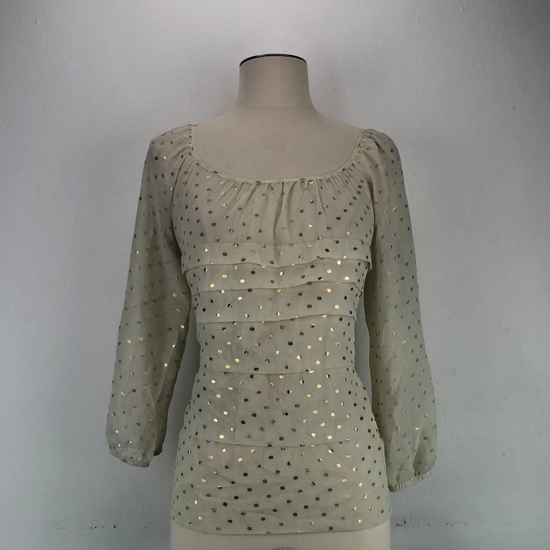 Blusa Crema De Brillo Elementz