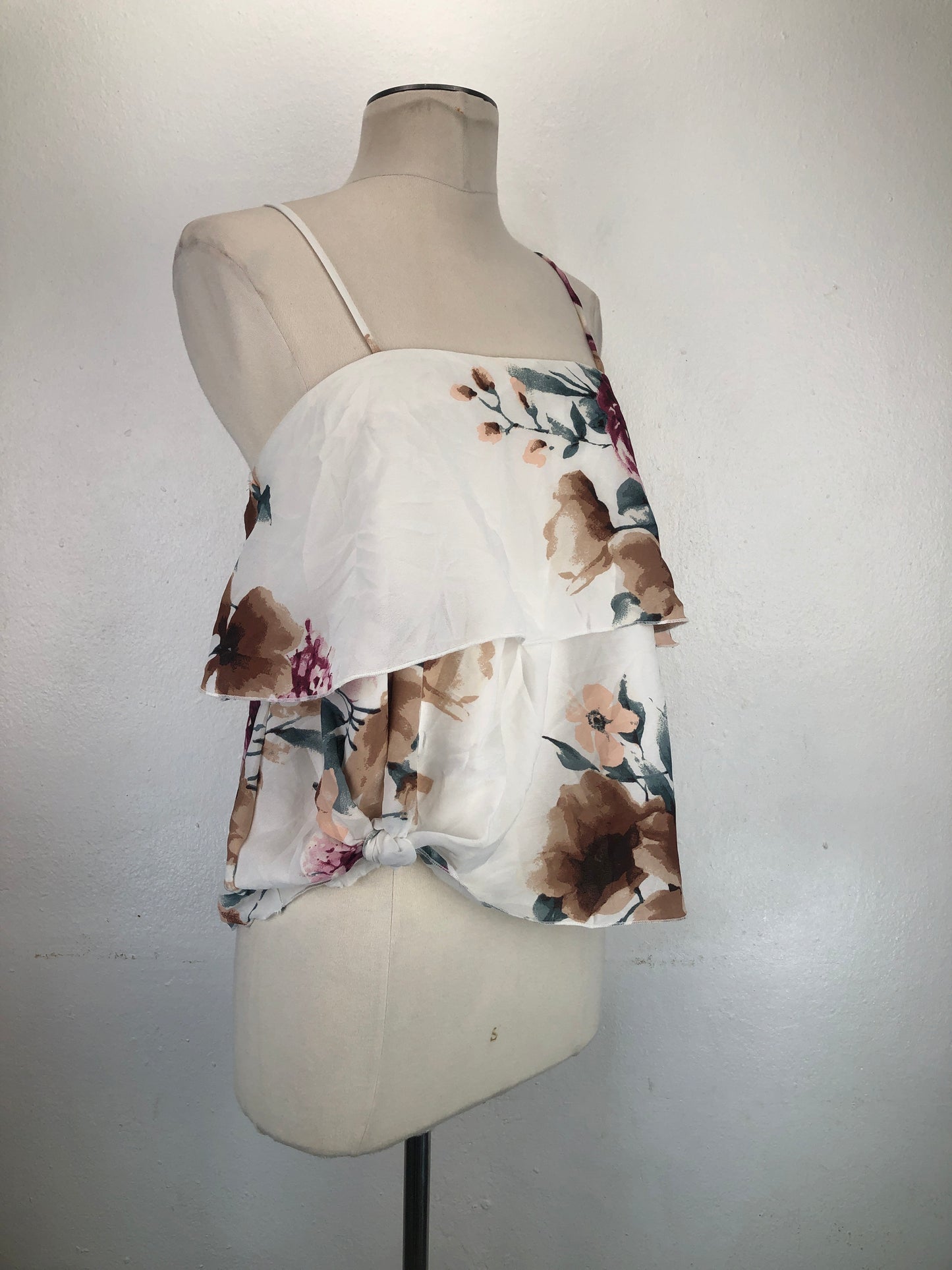 Blusa Blanco Floral Fashion Nova