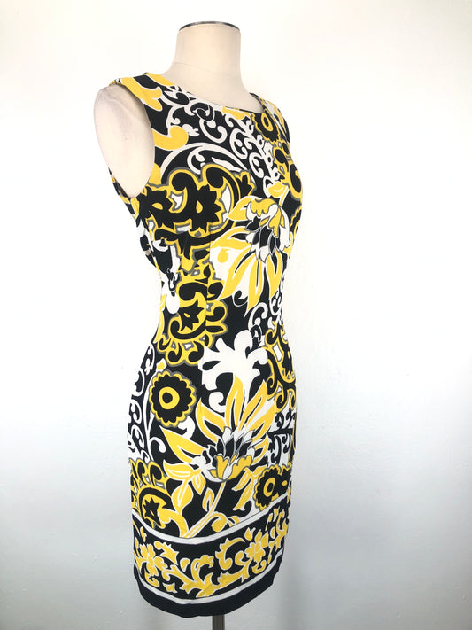 Vestido Amarillo de Flores Ronni Nicole