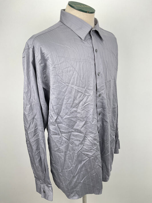 Camisa Gris de Rayas Reaction