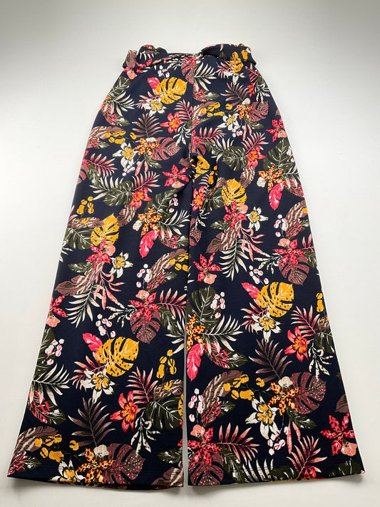 Pantalón Palazzo Azul marino Floral Lipslide