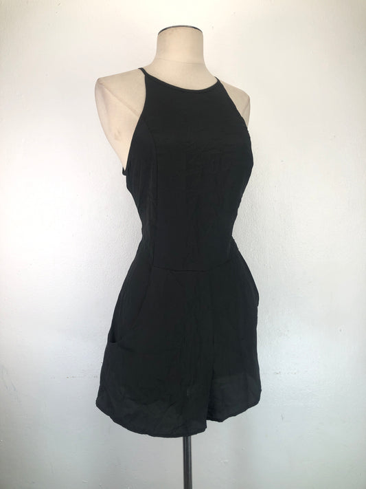 Enterizo Negro Aqua