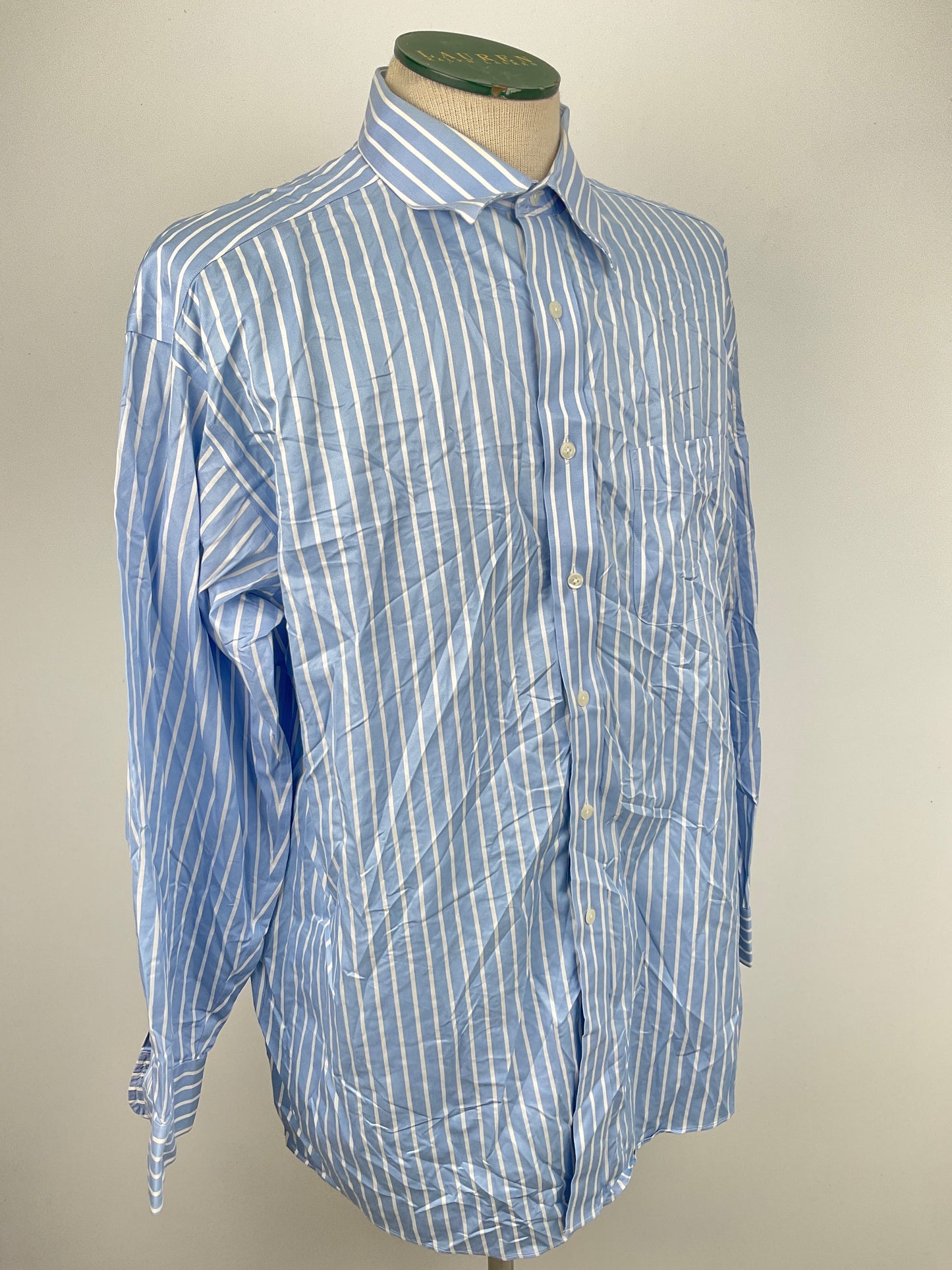 Camisa Azul claro de Rayas Round tree Yorke