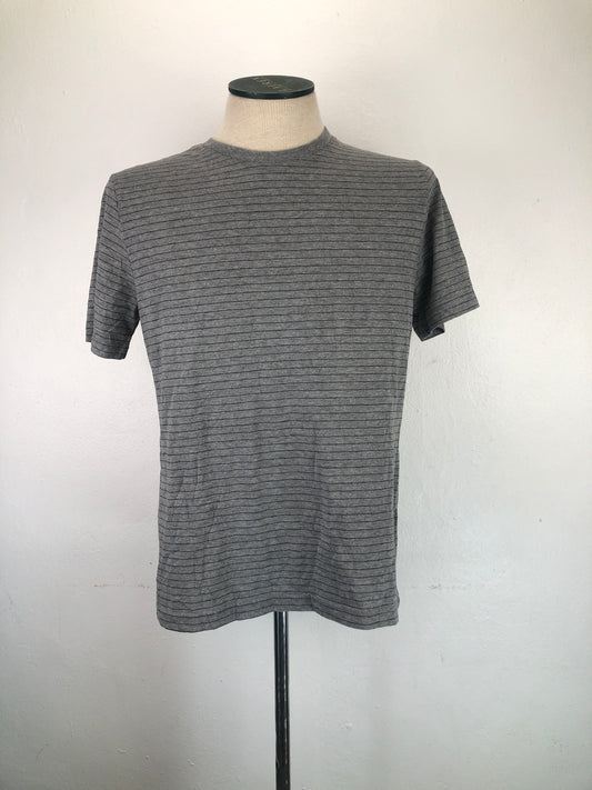 Camiseta Gris De Rayas Banana republic