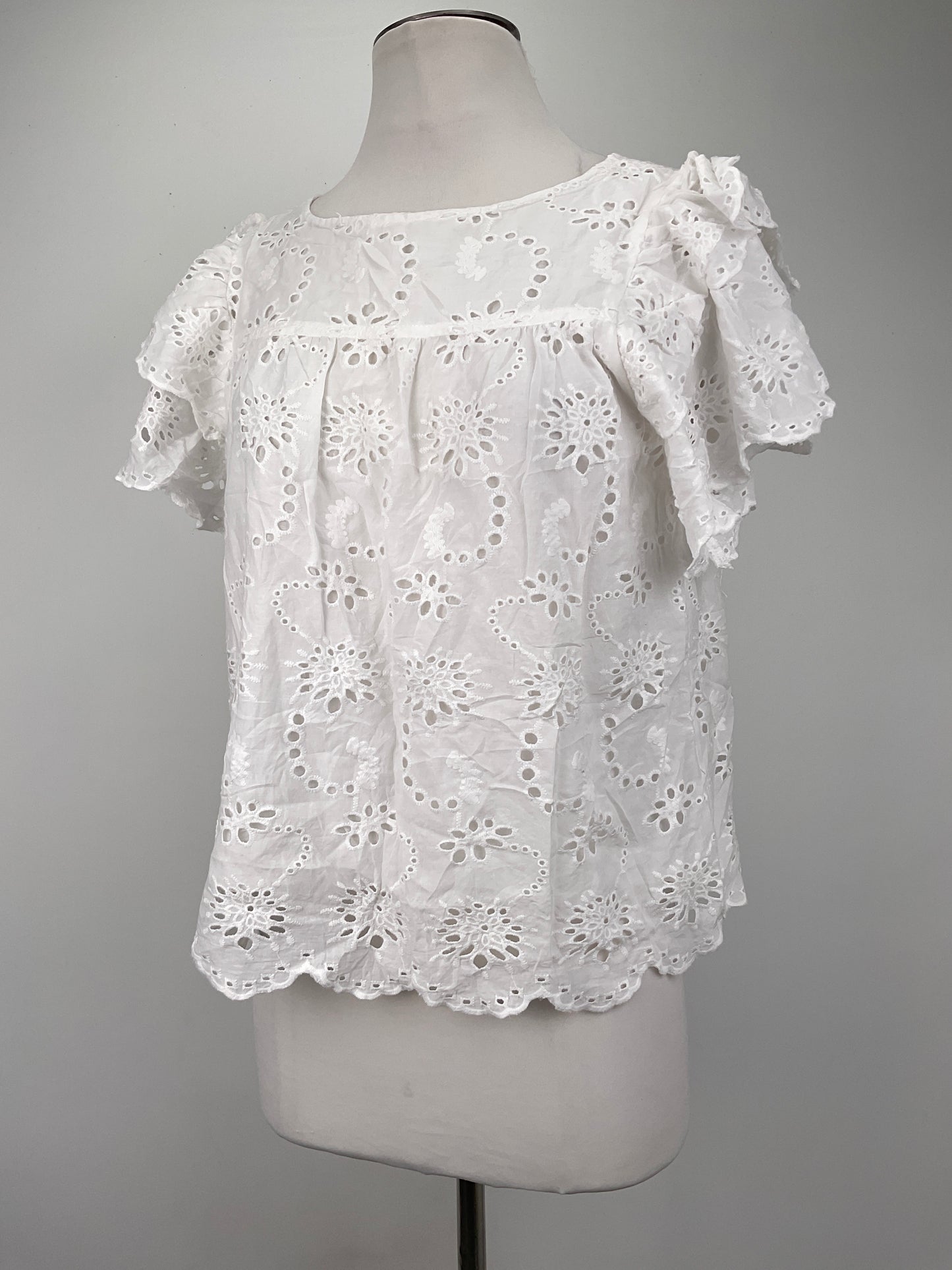 Blusa Blanco Floral Industry