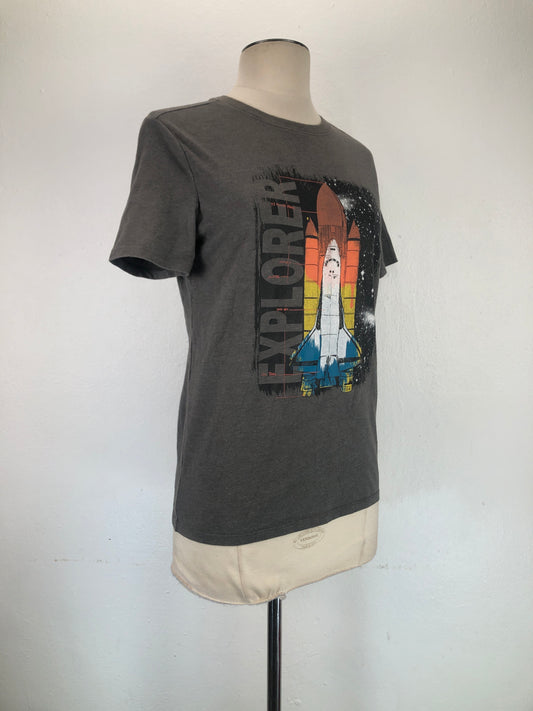 Camiseta  Gris Cat Back