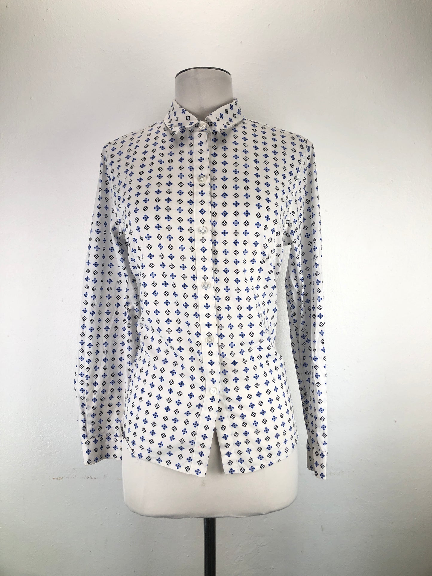 Camisa Blanco Floral Jones New York