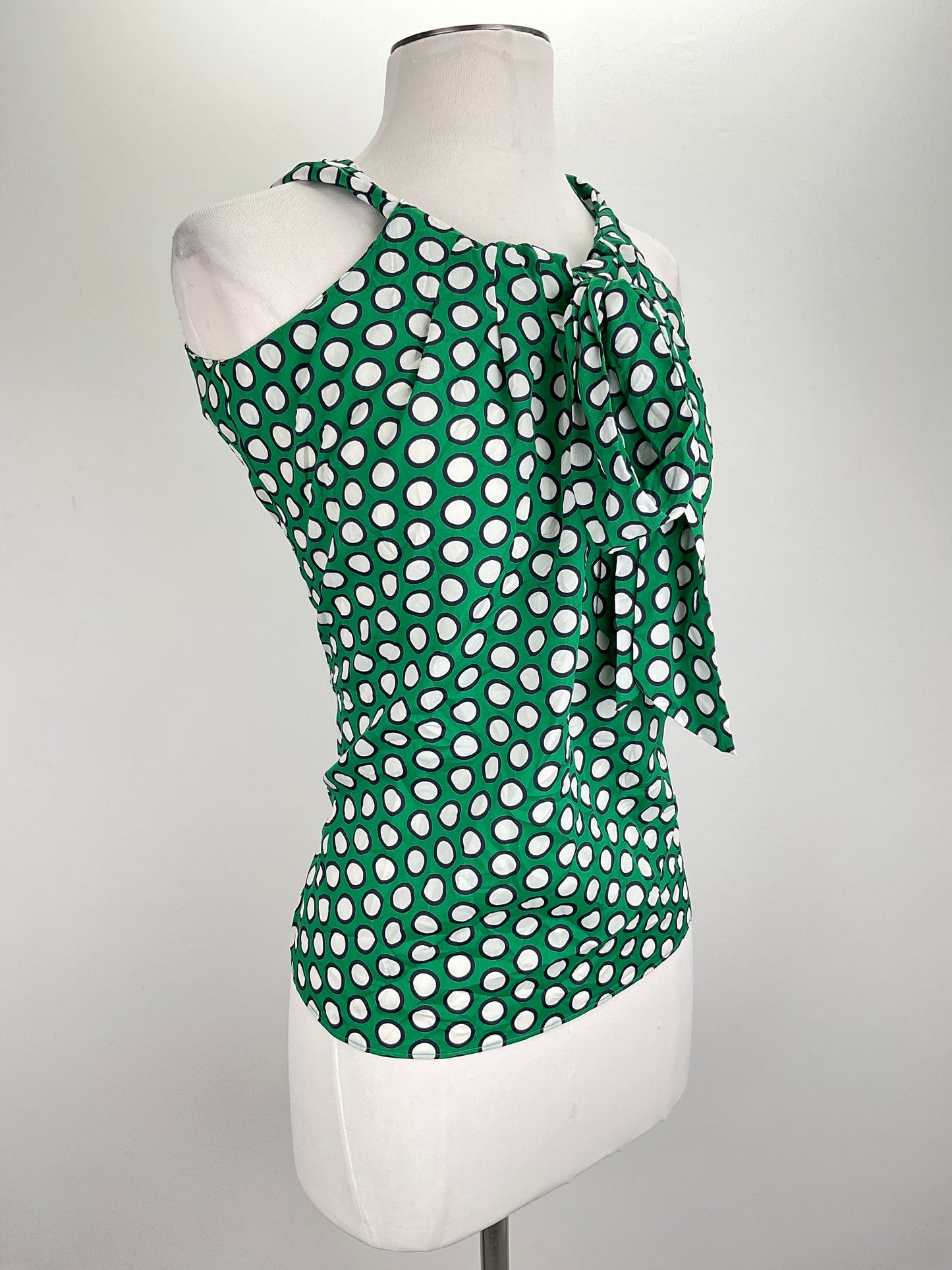 Blusa Verde de Lunares Banana Republic