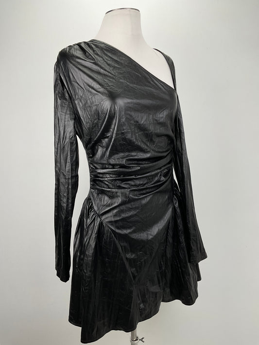 Vestido Negro Leder Micas