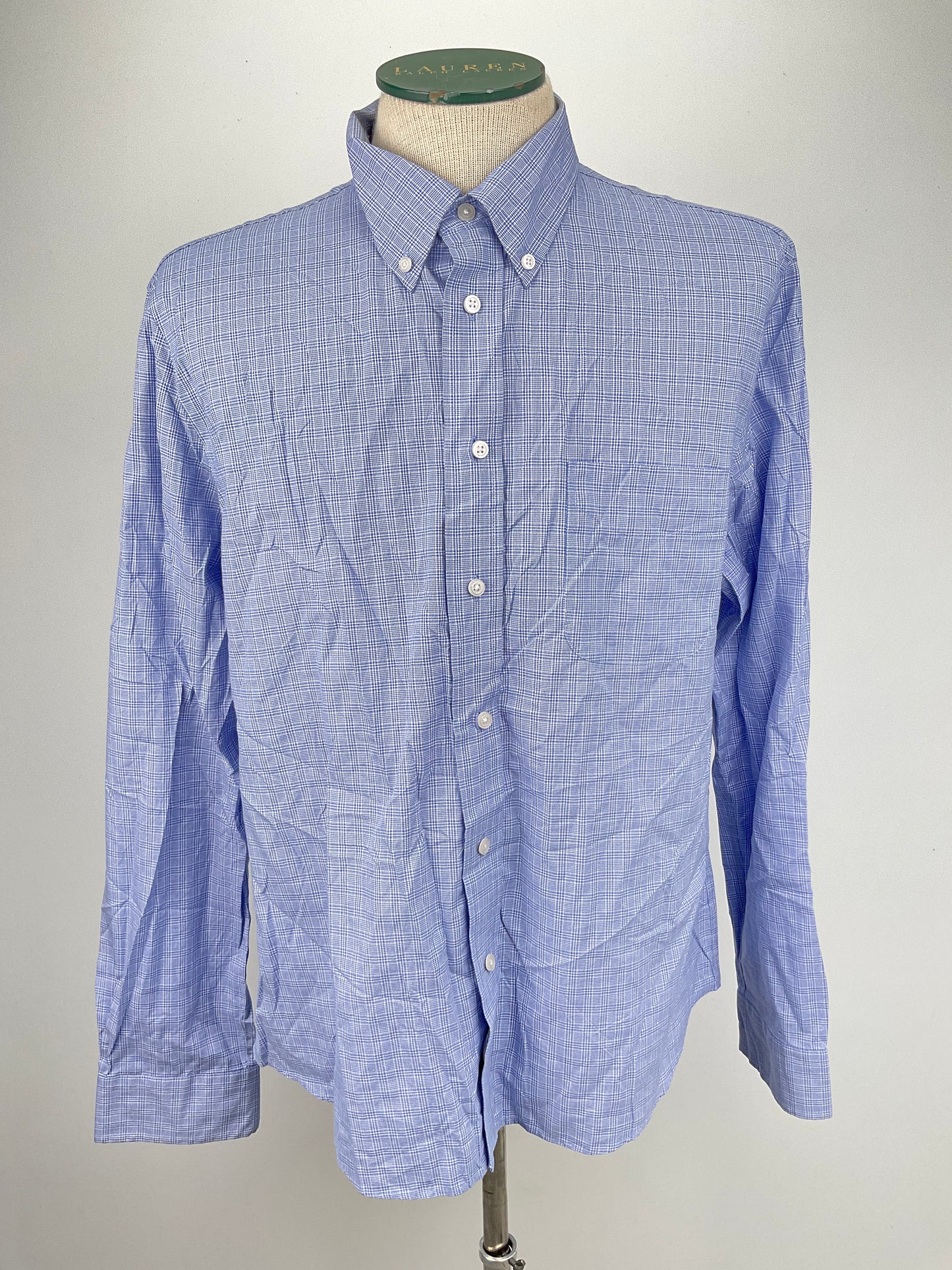 Camisa Azul claro de Cuadro Jos. A. Bank