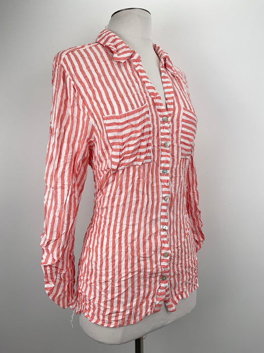 Camisa Naranja de Rayas Rudy