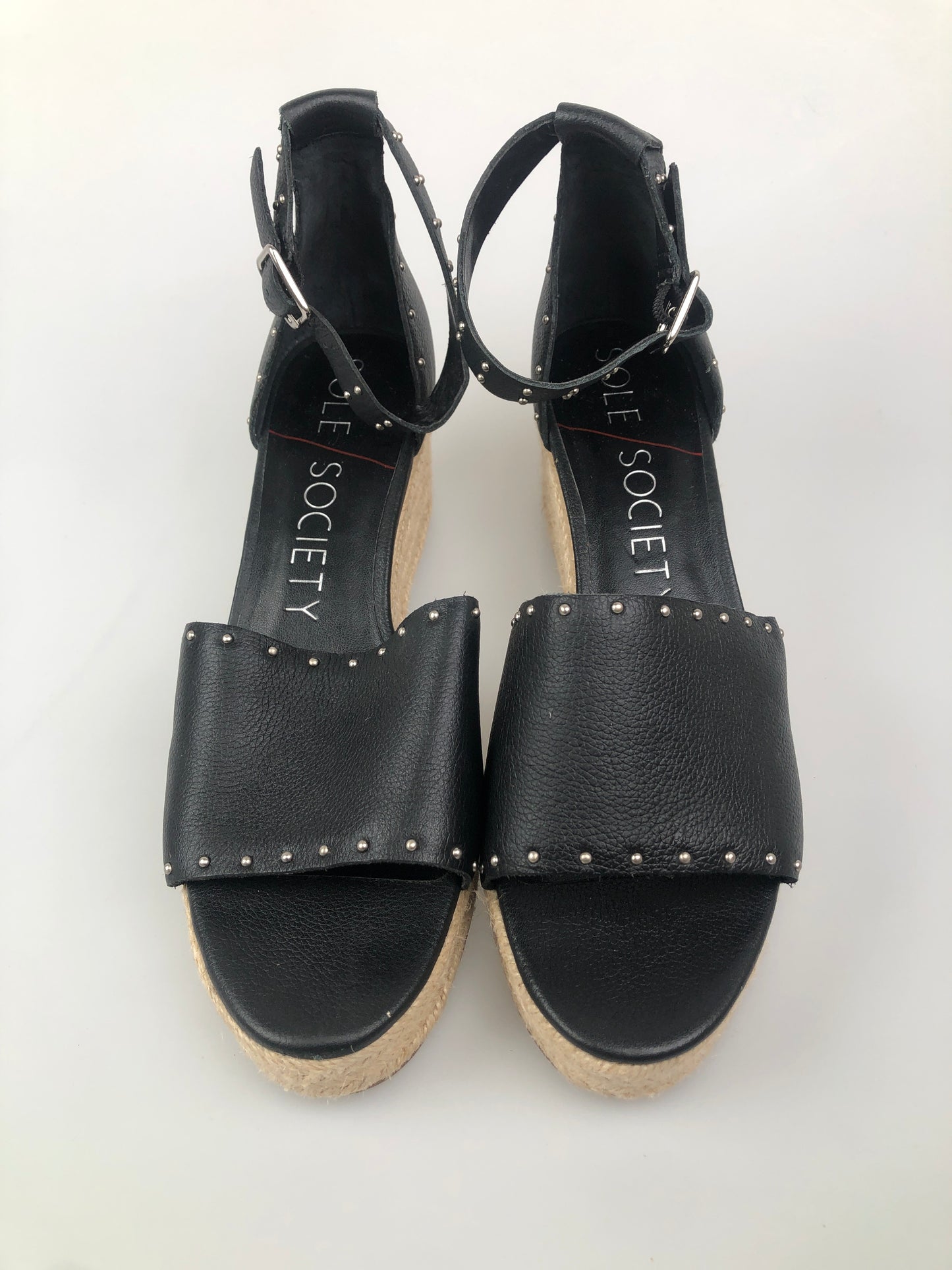 Zapatilla Negro Plataforma Sole Society