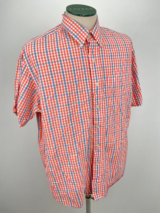 Camisa Naranja de Cuadro Izod