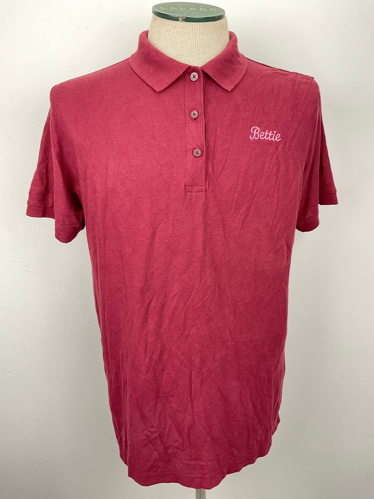 Camiseta  Rojo vino Port Authority