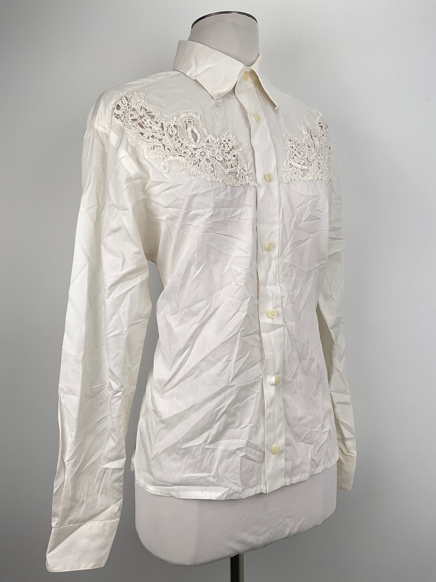 Camisa Blanco Floral Variangis