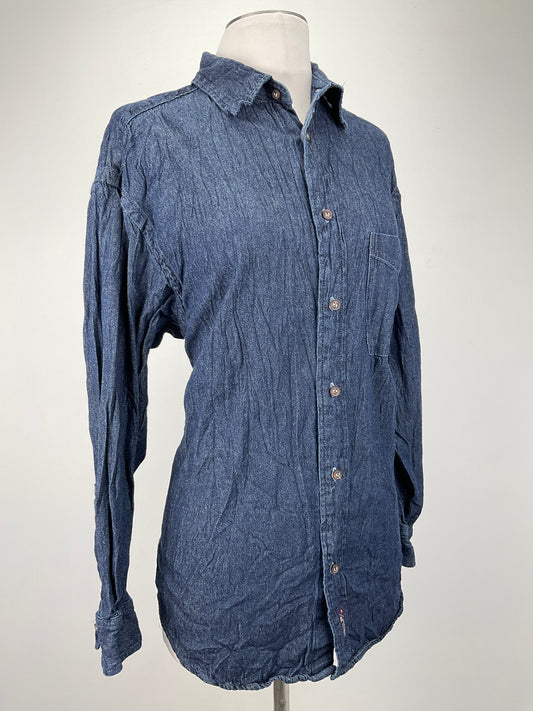 Camisa Jeans Azul Port and Company