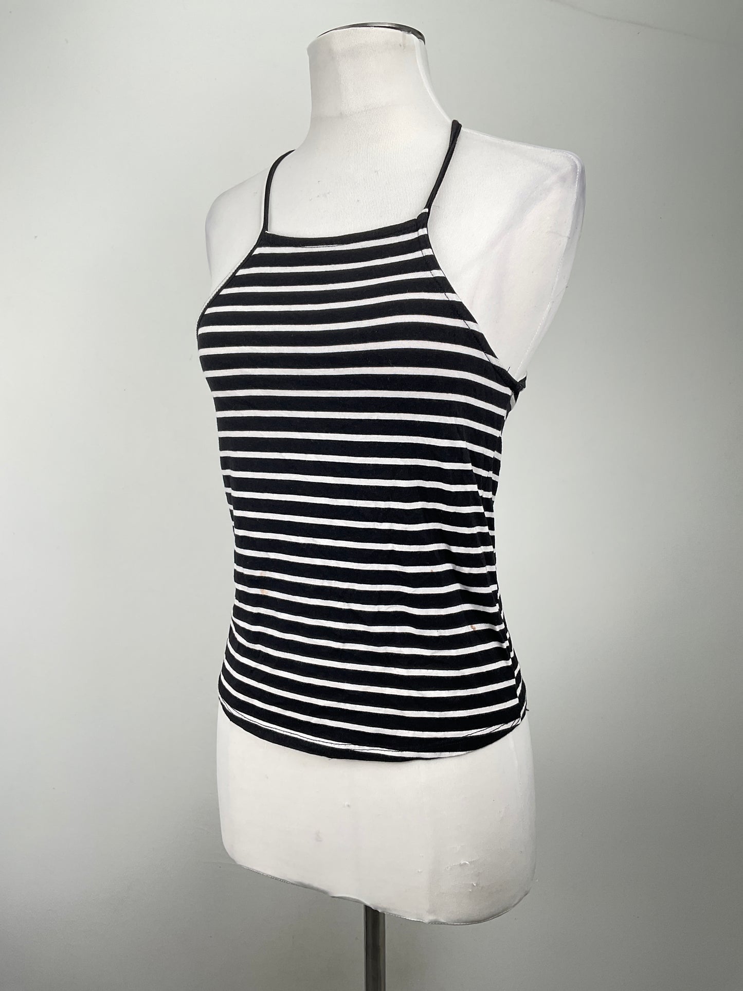 Blusa Negro de Rayas Heart Hips