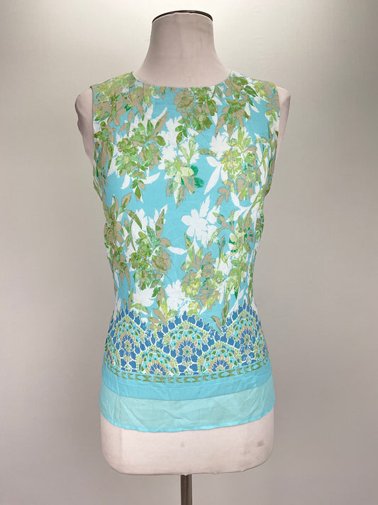 Blusa Azul claro Floral  Variangis