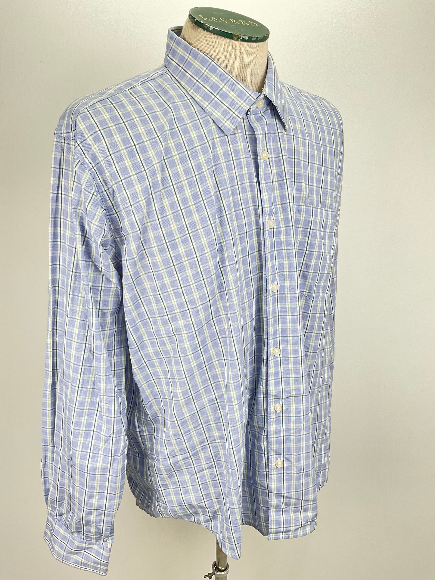 Camisa  Morado de Cuadro Haggar