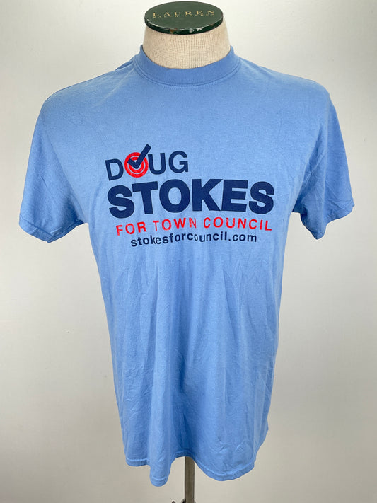 Camiseta Azul  claro Gildan