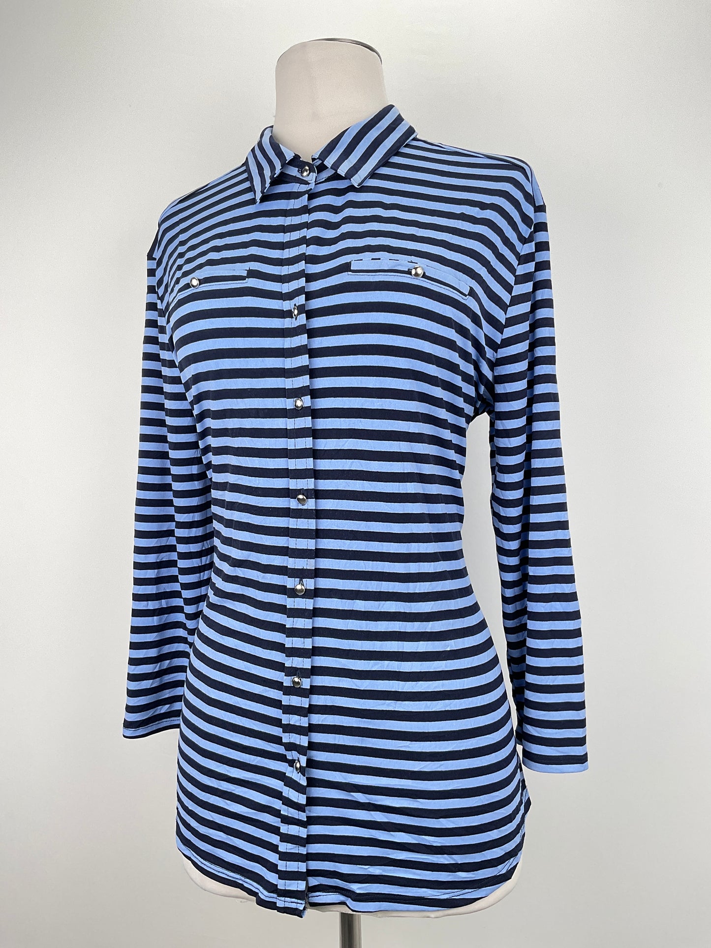 Blusa Azul marino de Rayas New York Company