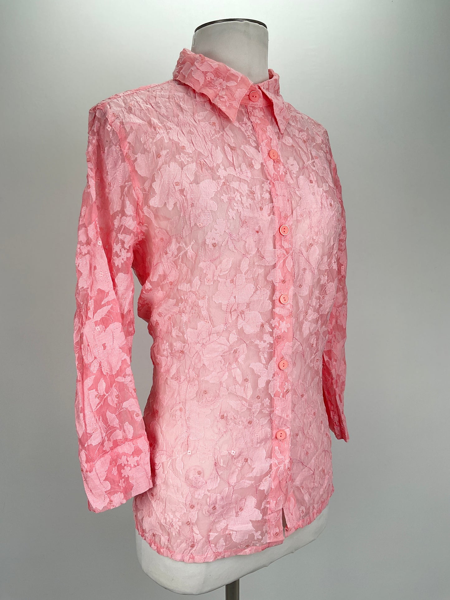 Camisa Rosado Floral Alfredo Dunner