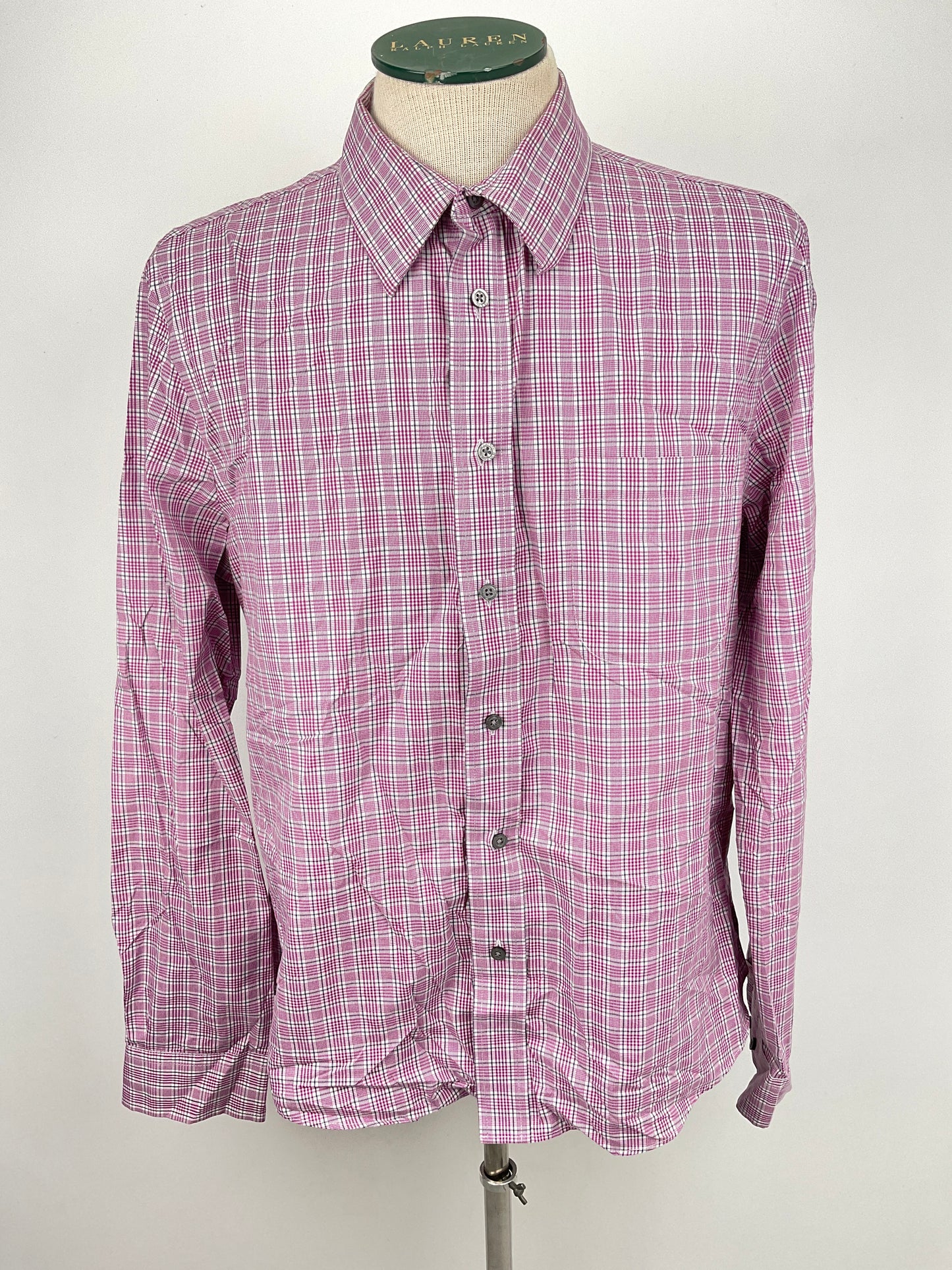 Camisa Rojo vino de Cuadro Jos.A. Bank