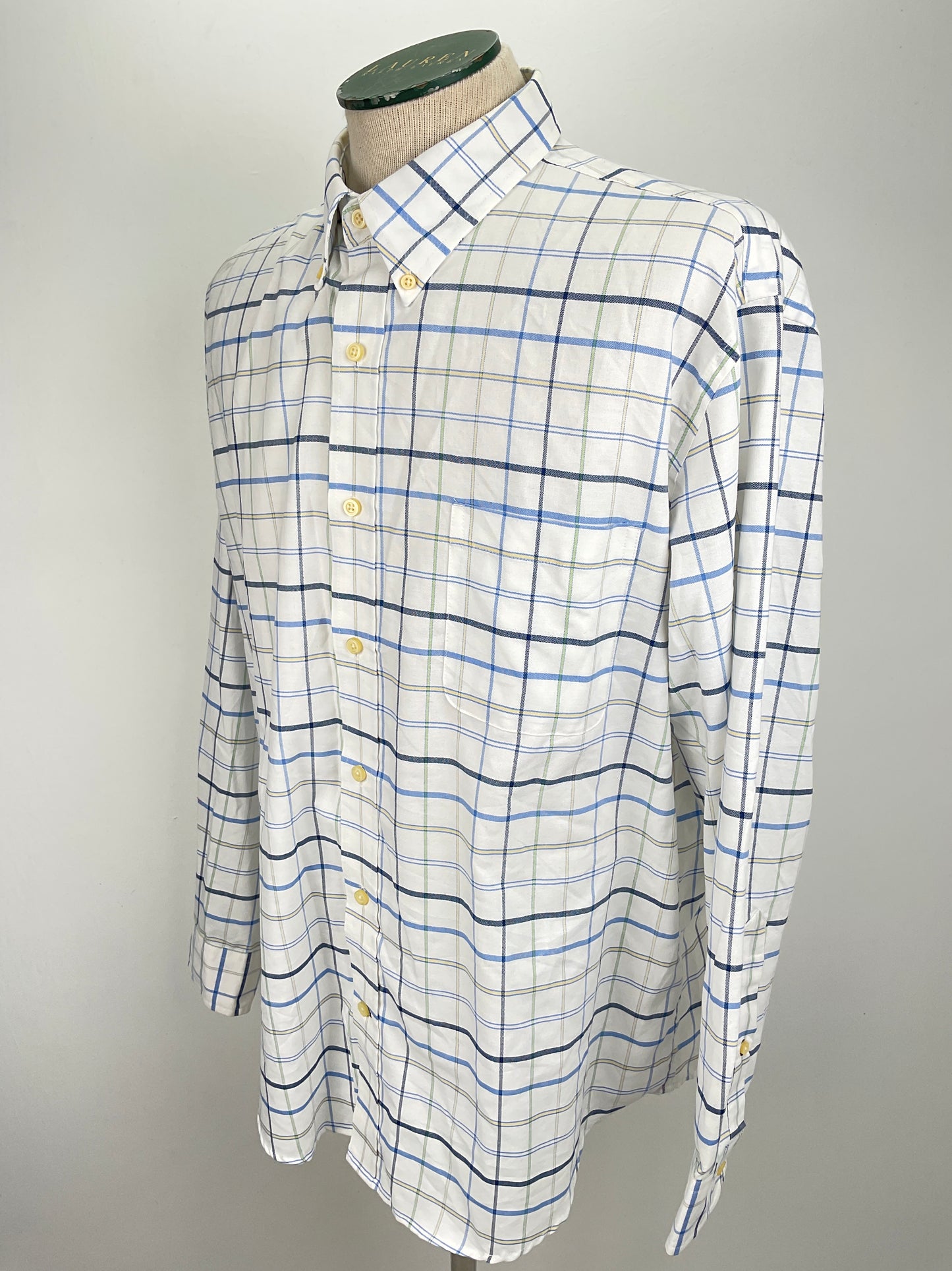 Camisa Blanco de Cuadro St .John’s Bay