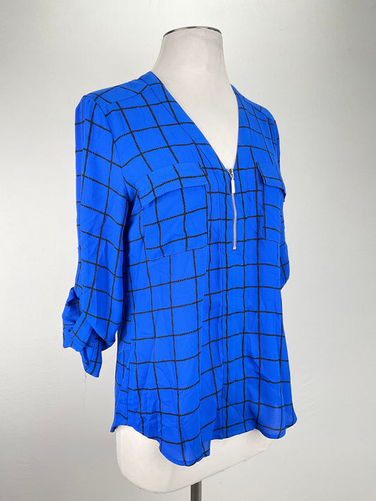 Blusa Azul de Cuadro Express