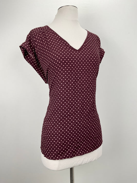 Blusa Rojo vino de Lunares 7Avenue