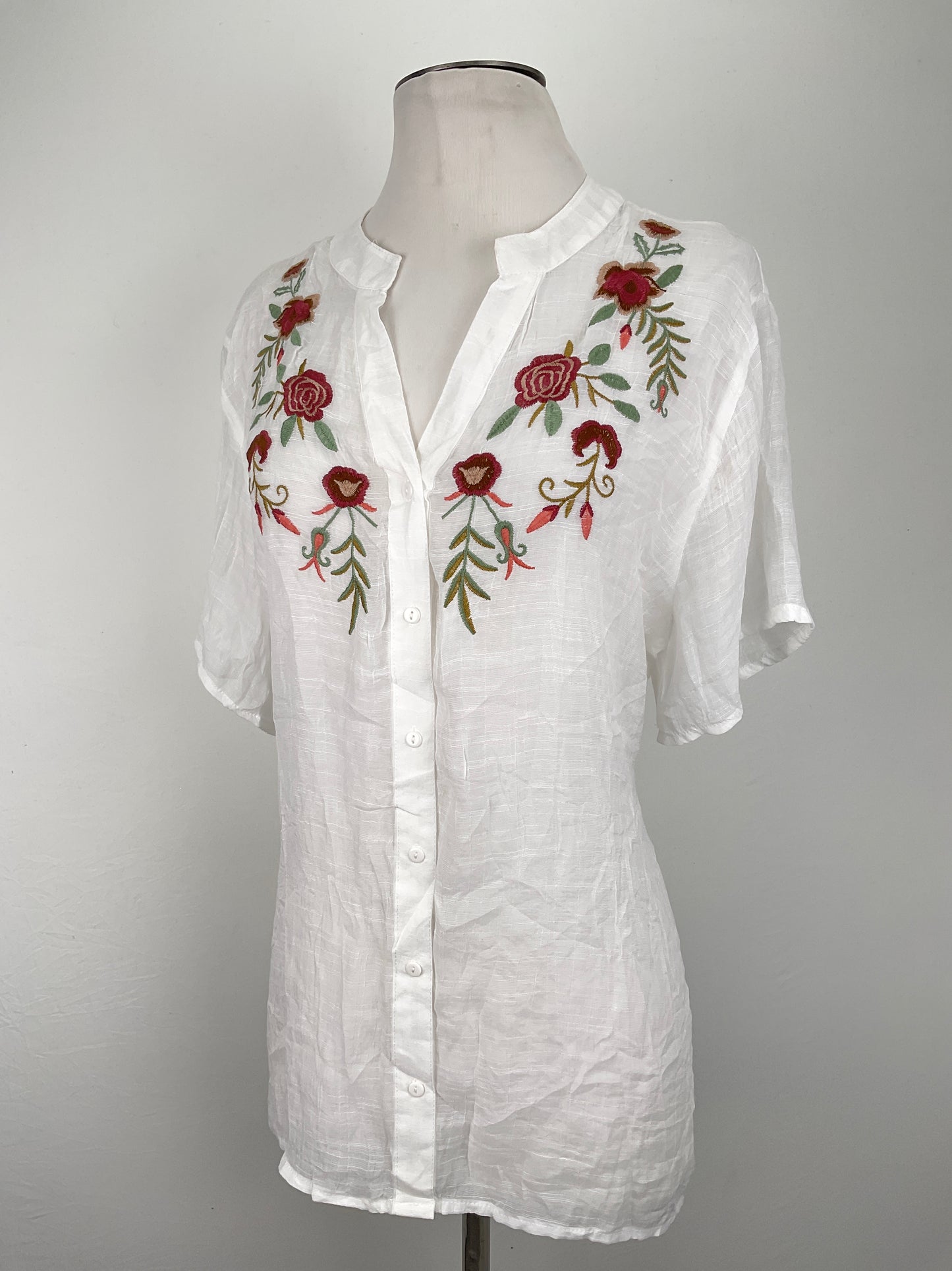 Blusa Blanco Floral Forgotten Grace