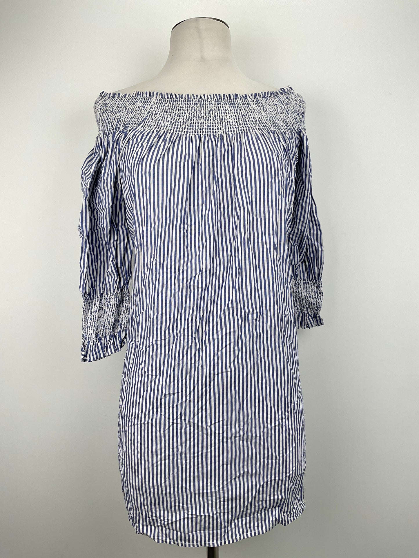 Vestido Azul claro de Rayas Forever 21