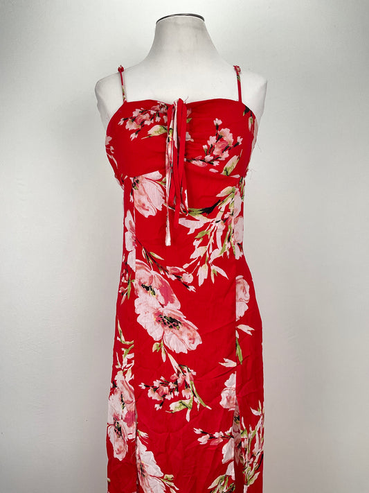 Vestido Rojo Floral Jealous Tomato