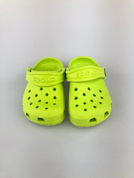 Sandalia Verde limon Crocs