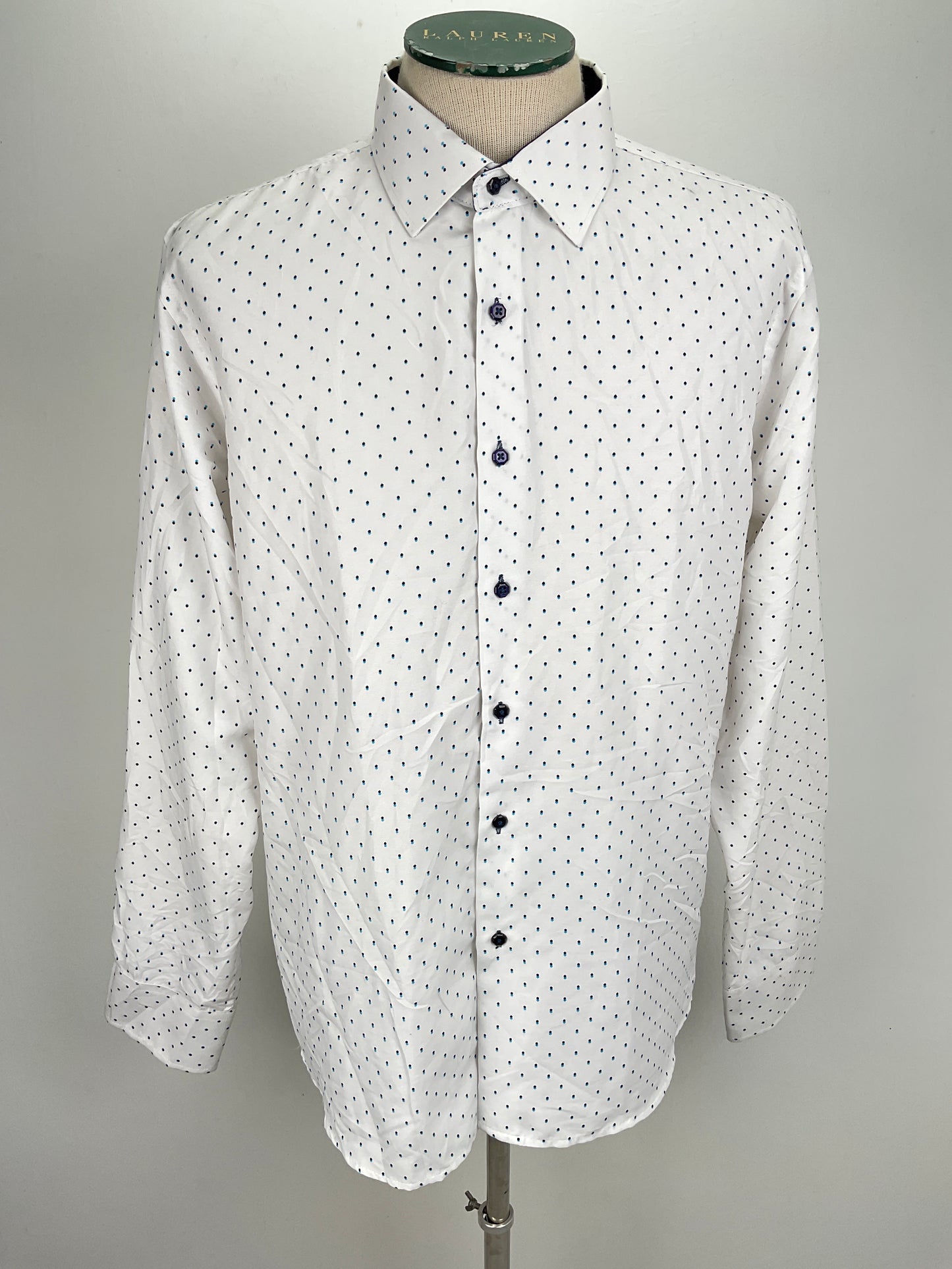 Camisa Blanco de Lunares Silver Stone