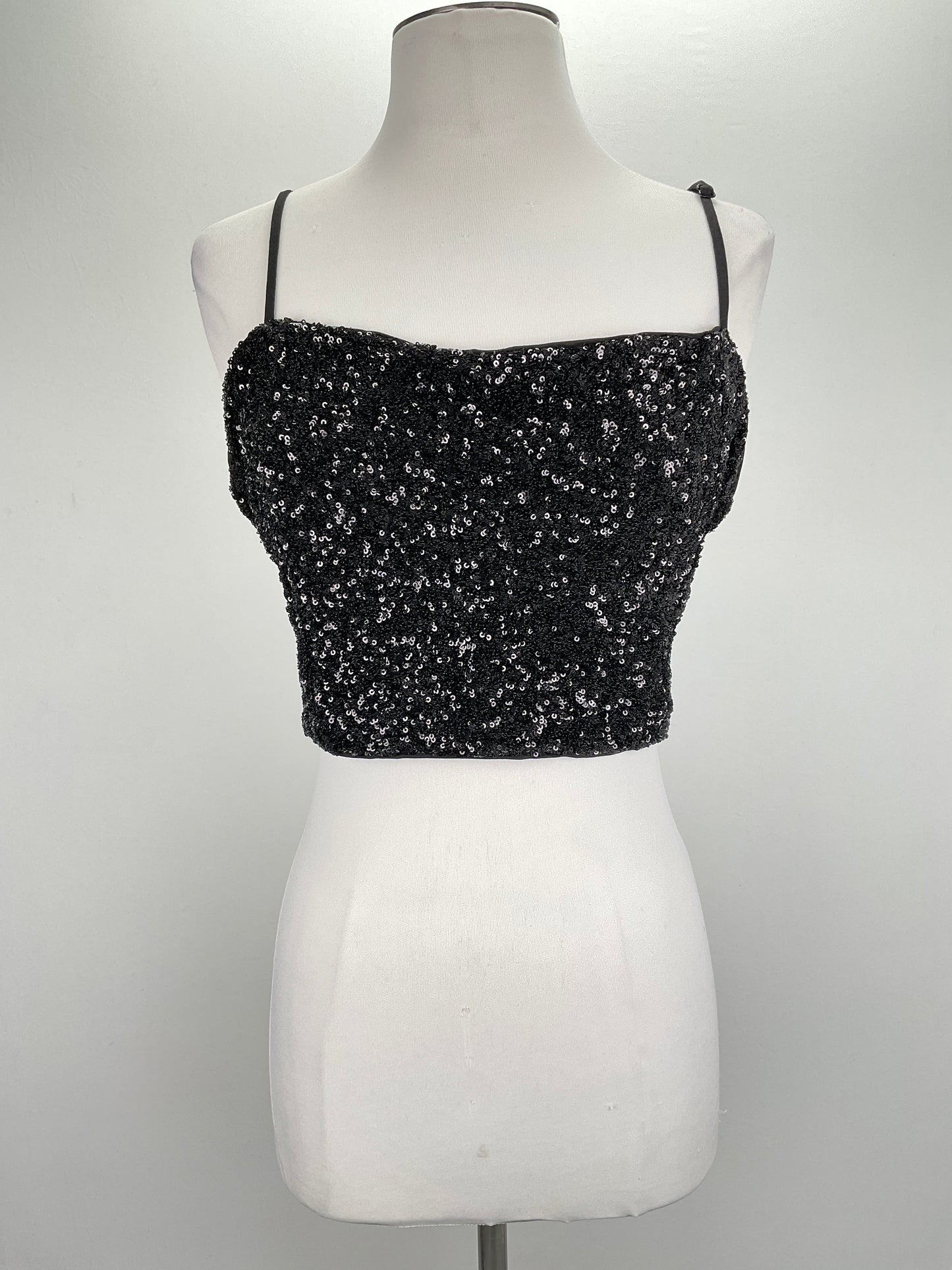 Blusa Negro de Brillo Express