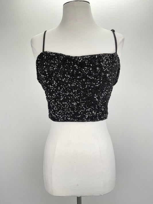 Blusa Negro de Brillo Express