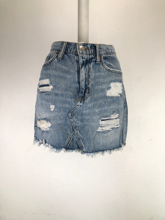 Falda Azul claro Jeans Aero