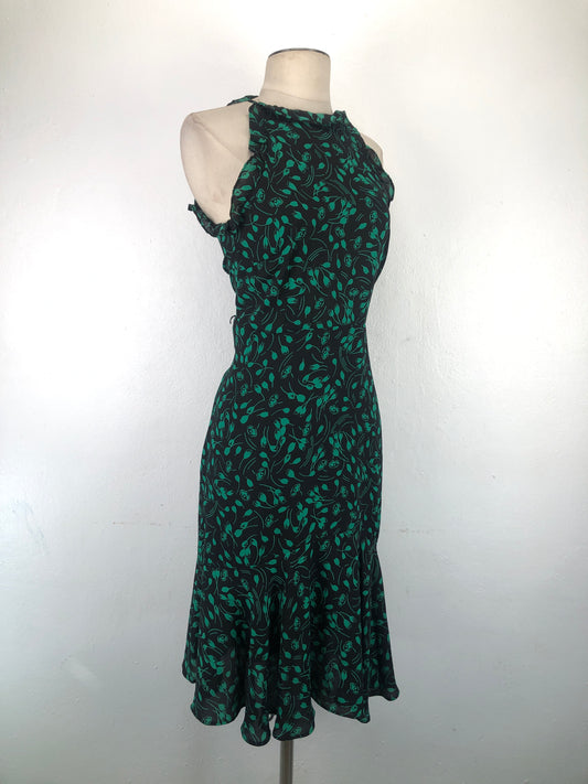 Vestido Negro De Flores Who What Wear