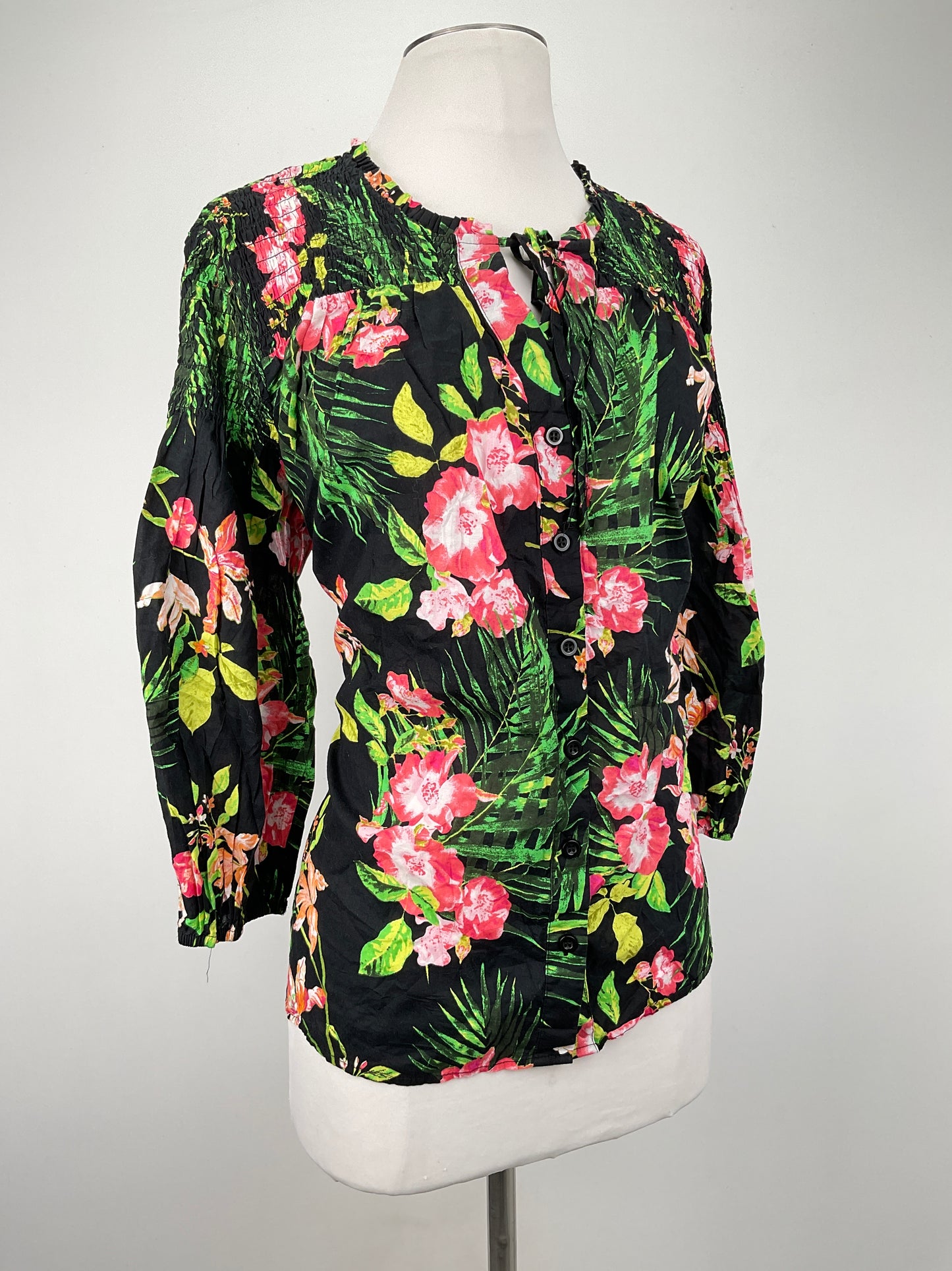 Blusa Negro Floral New York Company