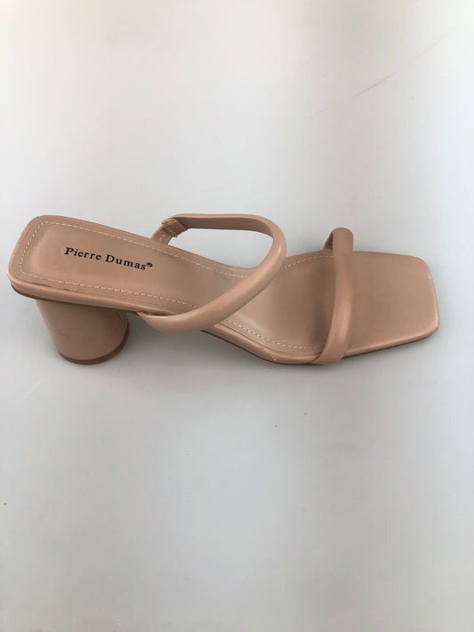 Zapatilla Crema de Tacon Pierre Dumas