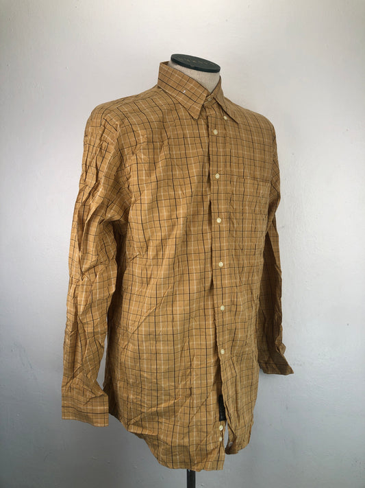 Camisa Amarillo  De Cuadro Jos.a.Bank