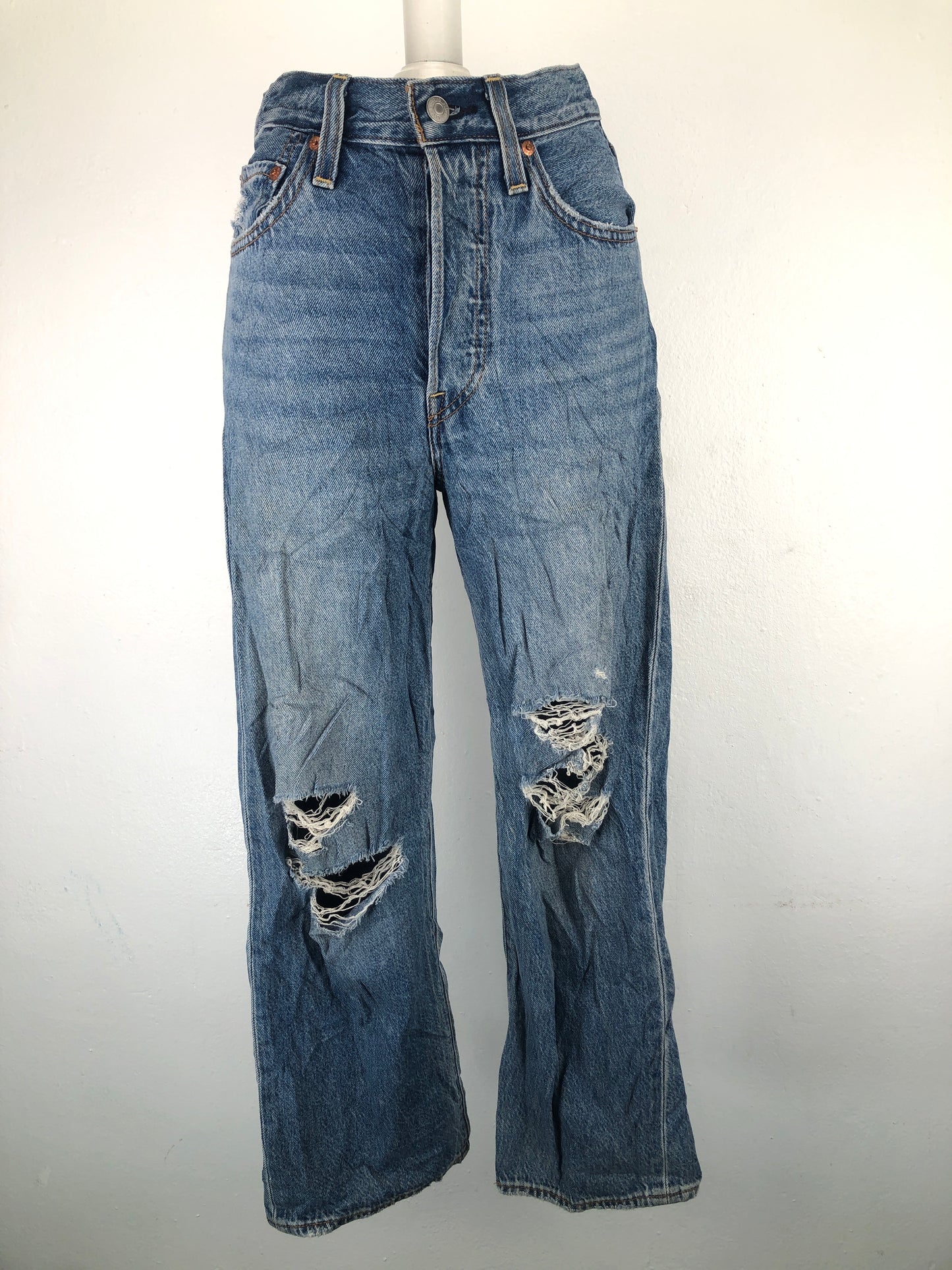 Pantalon Azul  Mom Jeans Water Less