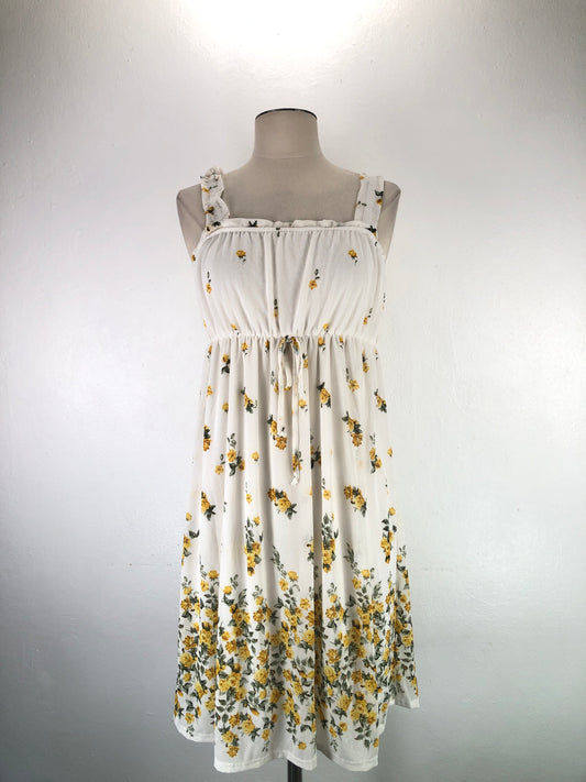 Vestido Blanco de Flores Siren Lily