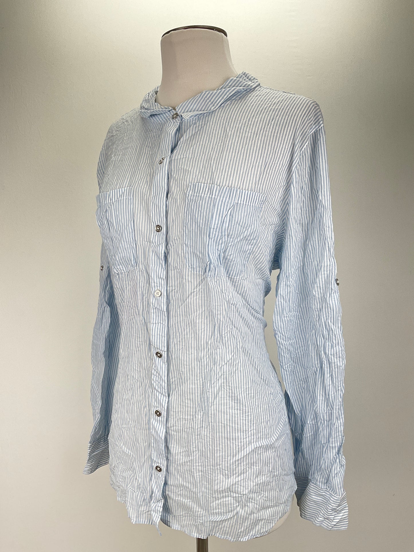 Camisa Azul claro de Rayas Calvin Klein